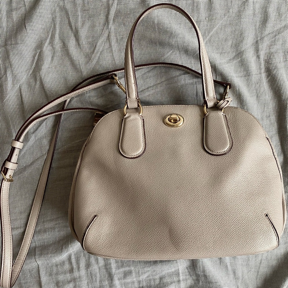 coach prince street satchel | birch